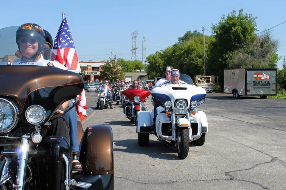 USO Motorcycle Ride Waukesha, WI Patch