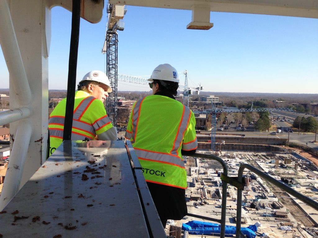 McAuliffe Tours Reston Metro Station Construction