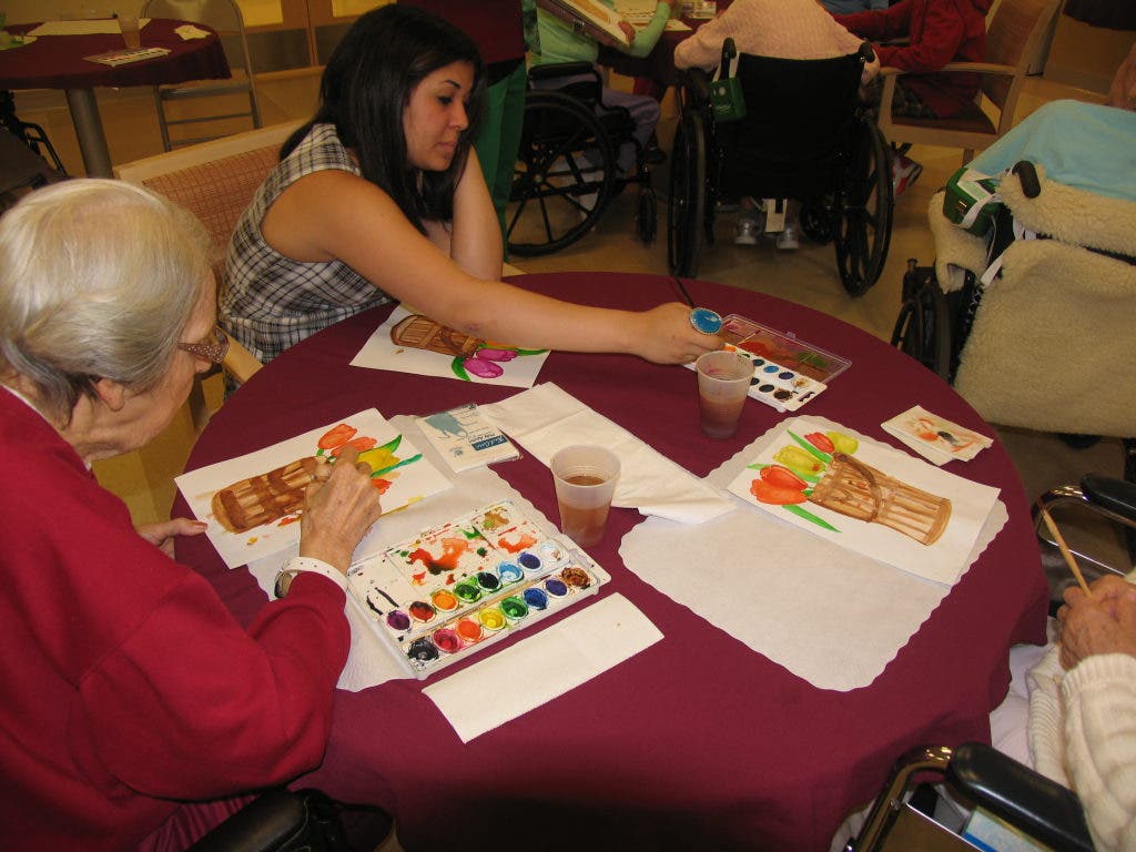 Special Needs Students and Long-Term Care Residents Find Common Ground in Art