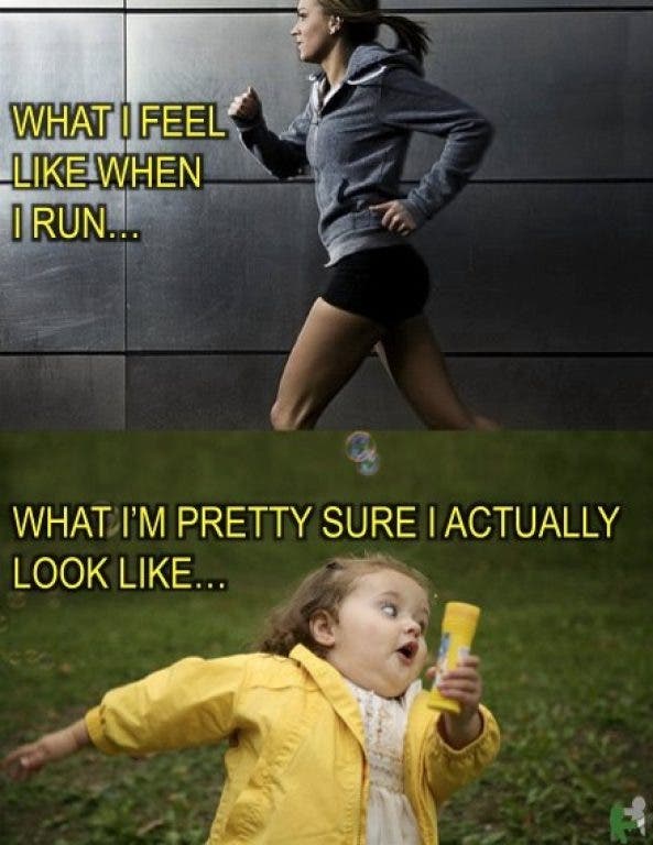 Run Perception Check Meme Running Form: Perception vs. Reality | Santa Cruz, CA Patch