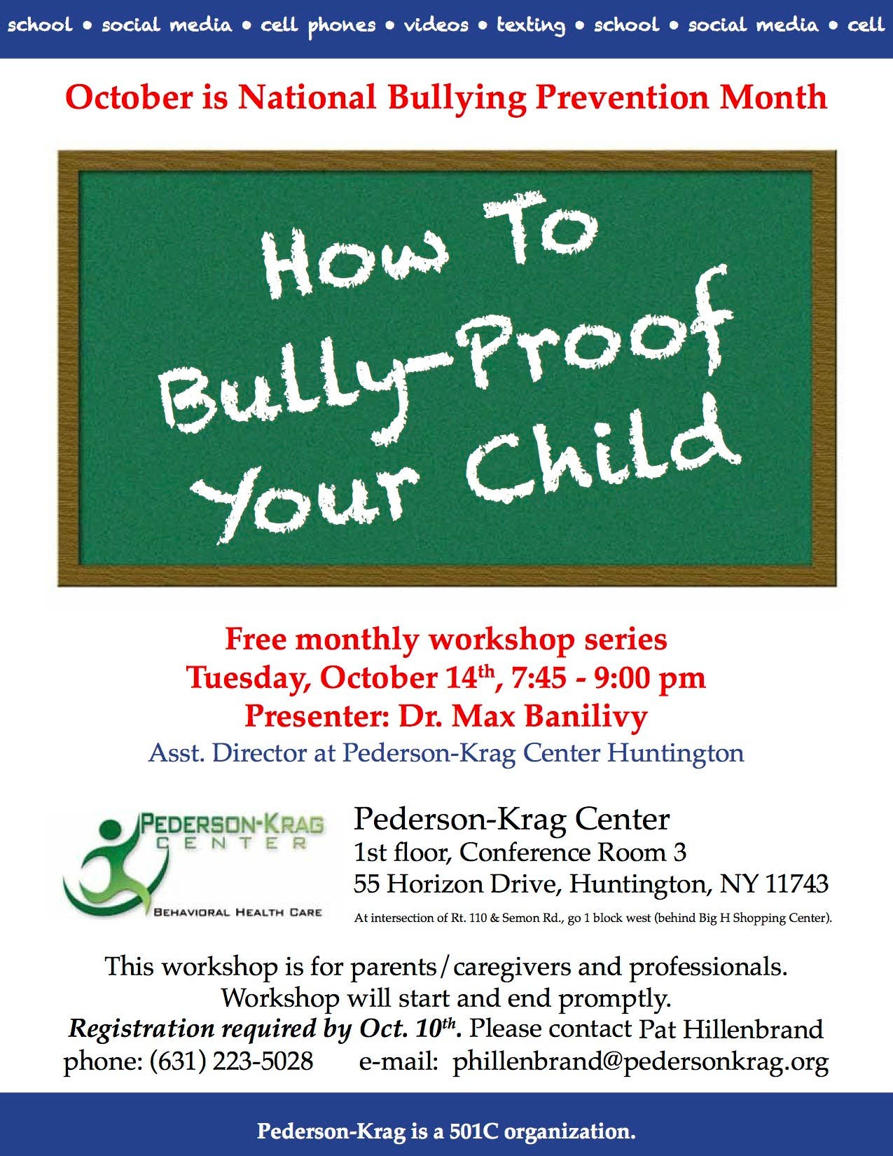 Bully Proof How To Bully-Proof Your Child | Huntington, NY Patch