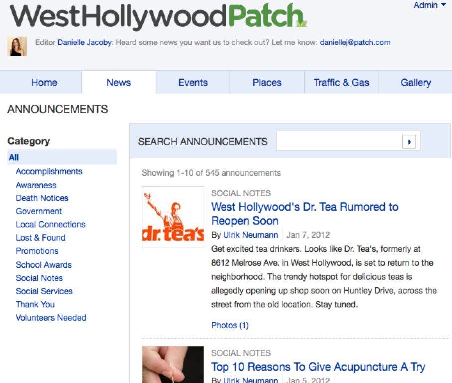 News small post card thumbnail