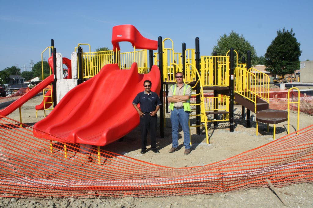 Installation Finished on New Playground Equipment at Irene King School