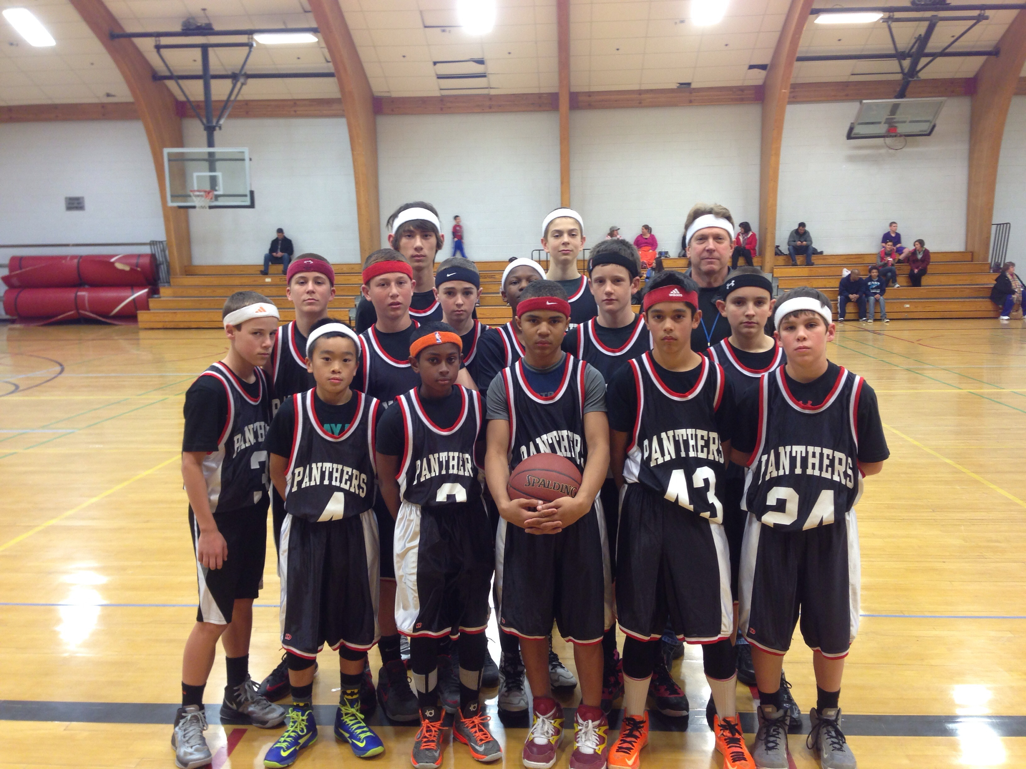 Pleasanton Middle School 7th Grade Panther Basketball Team Pleasanton 