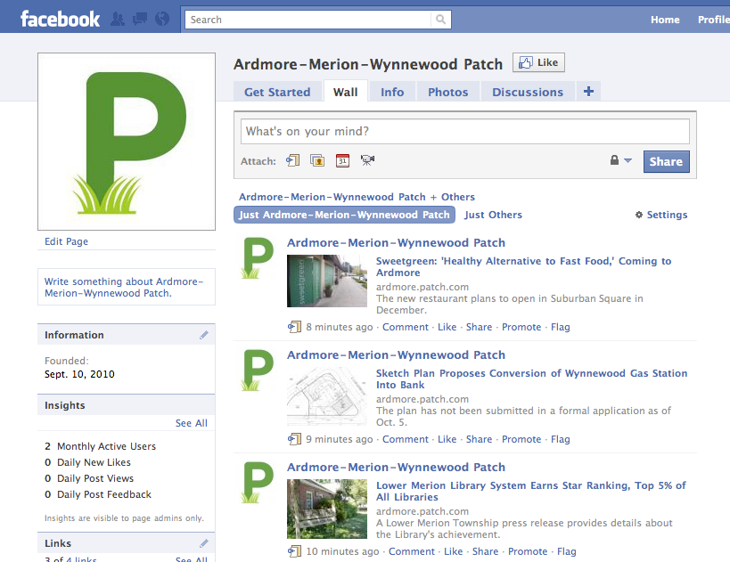Introducing Our Facebook Fan Page