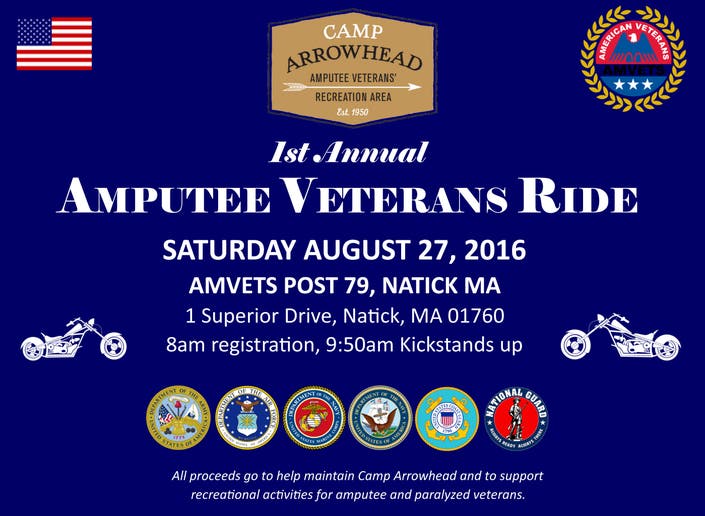 Amputee Veterans Motorcycle Ride