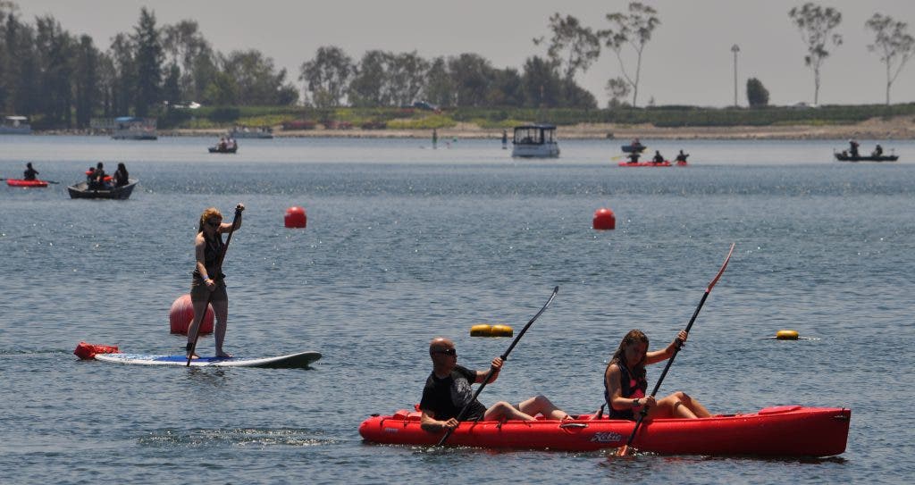 Elks Lodge Volunteers at Lake Mission Viejo's Marine Appreciation Day