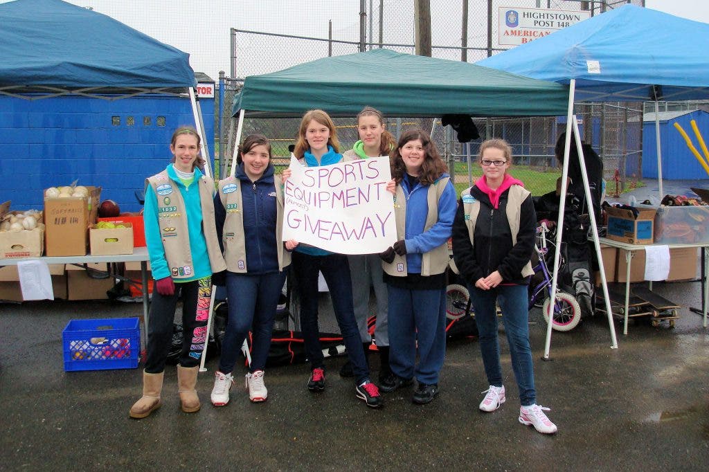 Girl Scouts Collect, Restore and Sell Used Sports Equipment East