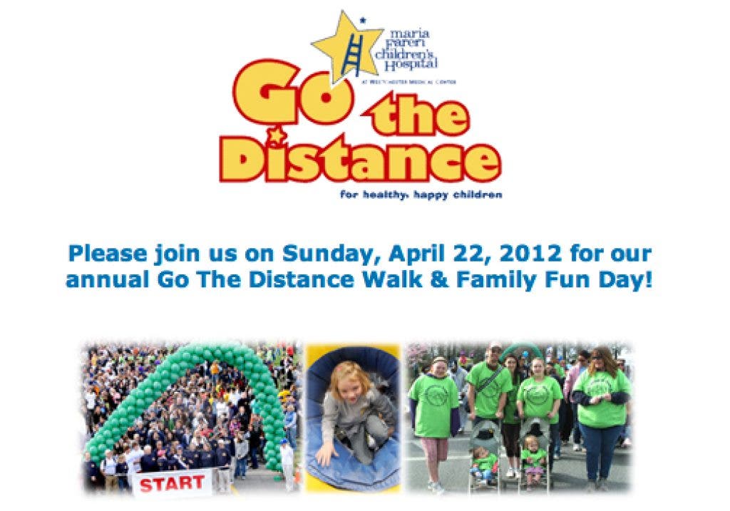 Children's Hospital Fundraising Walk, Family Fun Day Set For Sunday