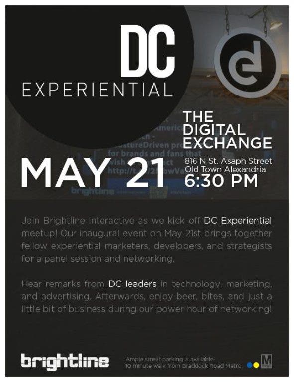 DC Experiential Meetup | Old Town Alexandria, VA Patch