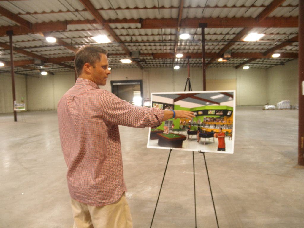Tour 'SportsHouse' Developers Show Empty Beer Warehouse Redwood City, CA Patch