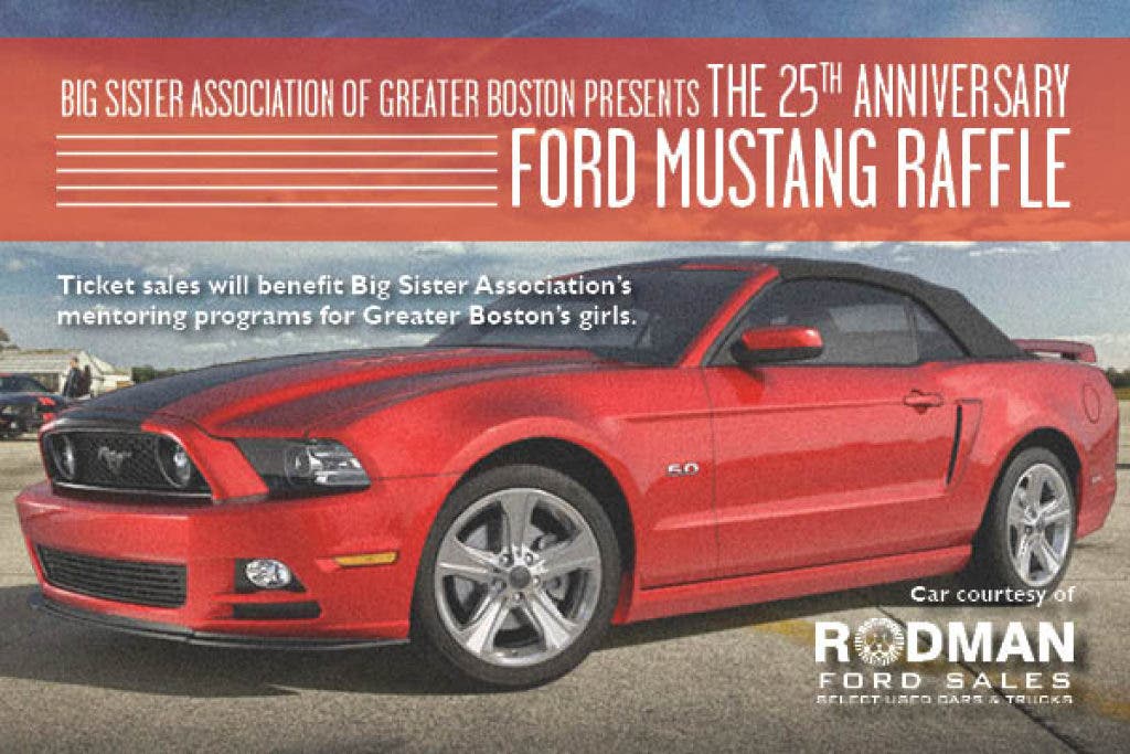 Fenway Raffle Big Sister's 25th Anniversary Ford Mustang Raffle | Fenway, MA Patch