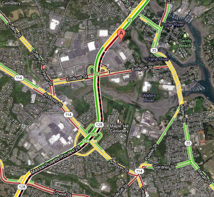 Route 128 Plugged After Multiple Crashes | Danvers, MA Patch