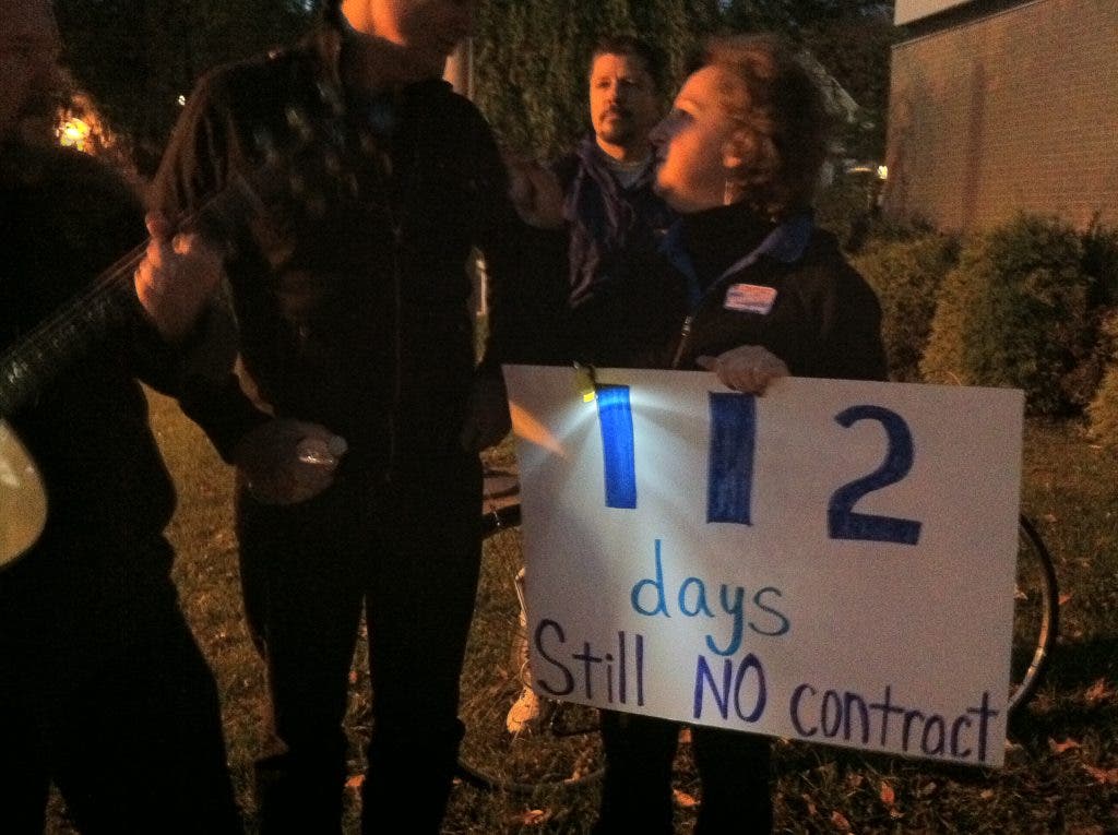 Teachers Protest Lack of Contract | Millburn, NJ Patch