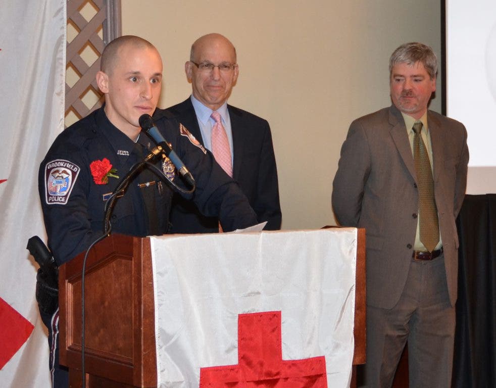 Brookfield Officer Recognized for Heroic Rescue | Brookfield, CT Patch