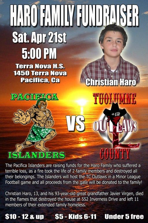 Pacifica Islanders Raising Money for Family Members of Fire Victims