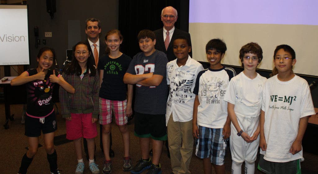 PHOTOS School Committee Congratulates Elementary Math Meet Winners Westwood, MA Patch