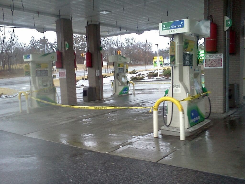 Gas Station Out of Fuel Before Blizzard Sachem, NY Patch