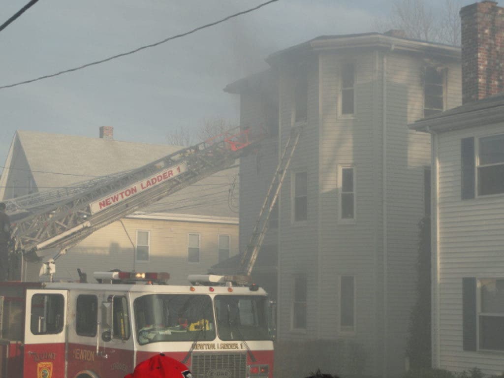 [Update 7:45 p.m.]: Everyone Reported Safe After 3-Alarm Fire in Newton ...