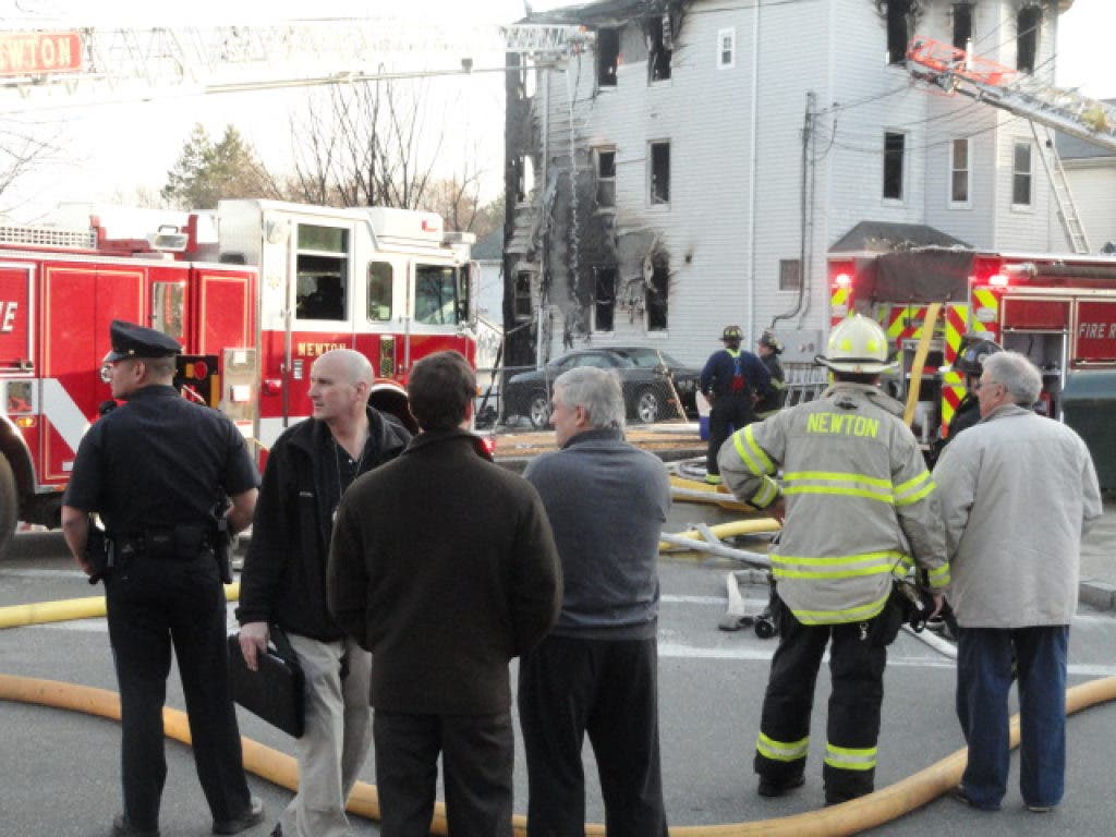 [Update 7:45 p.m.]: Everyone Reported Safe After 3-Alarm Fire in Newton ...
