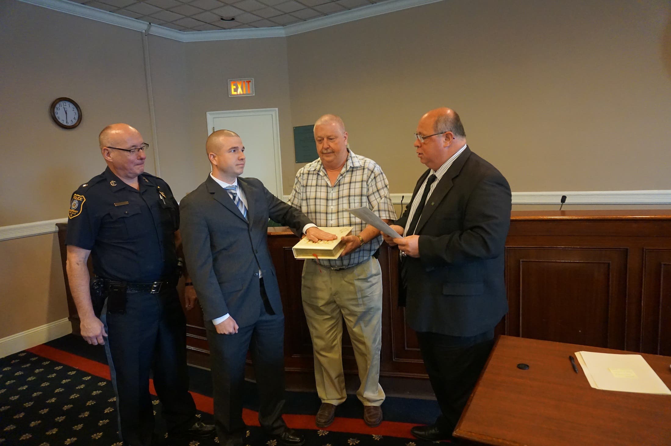 New Officer Sworn In To Parsippany Police Department | Parsippany, NJ Patch
