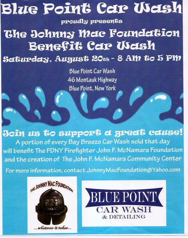 Johnny Mac Foundation Benefit Car Wash Sayville, NY Patch