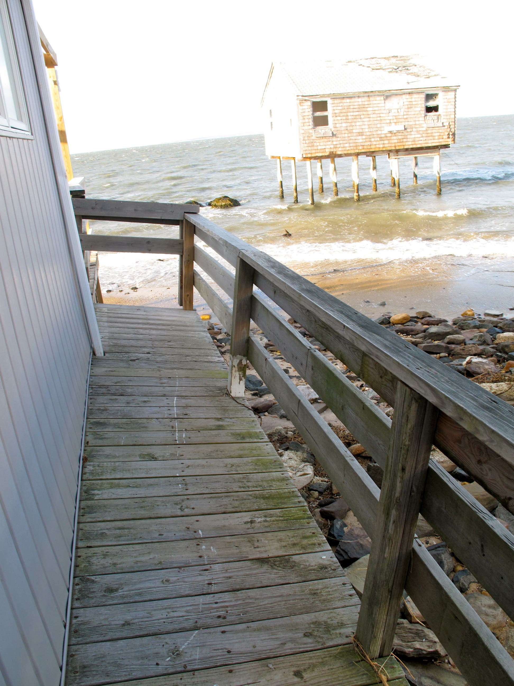 Lazy Point Mulford Lane Residents Suffer Severe Erosion, Flooding in