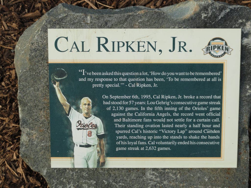 Cal Ripken Jr. Statue Cal Ripken Statue Now Welcomes Visitors at Youth Complex | Aberdeen, MD ...