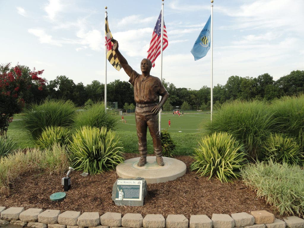 Cal Ripken Jr. Statue Cal Ripken Statue Now Welcomes Visitors at Youth Complex | Aberdeen, MD ...
