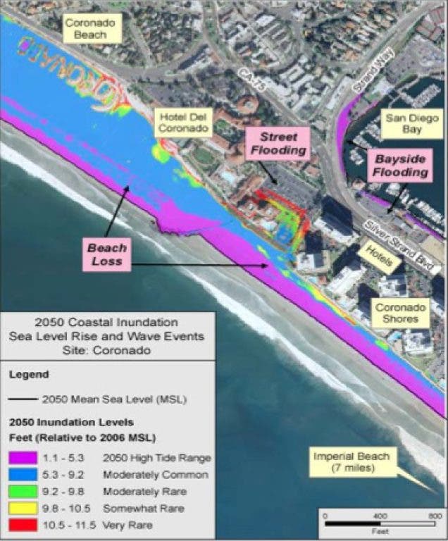 Study Shows San Diego Coast's Sea Level Could Rise by 2050 | Poway, CA