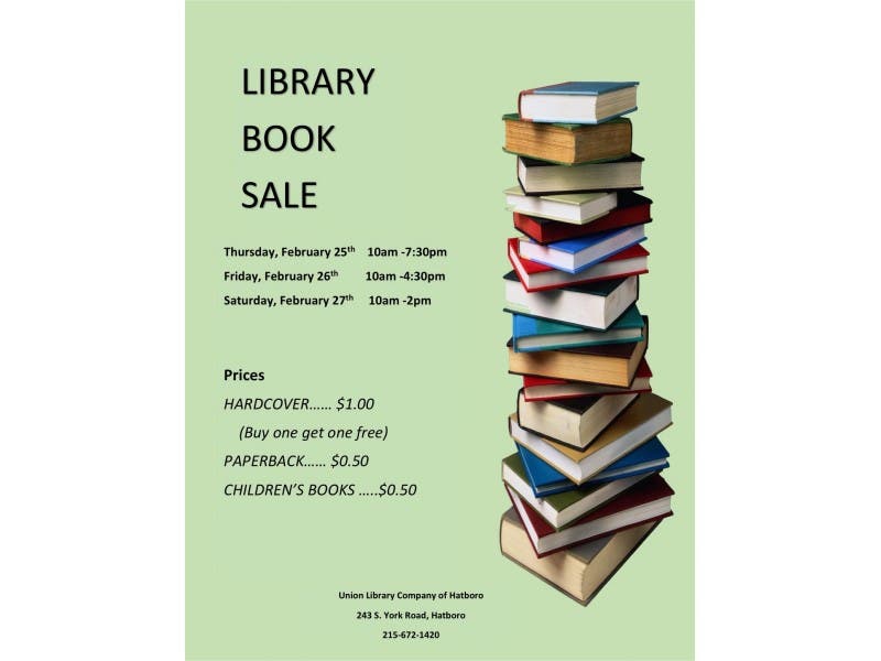 Hatboro Library Winter Book Sale | Hatboro, PA Patch