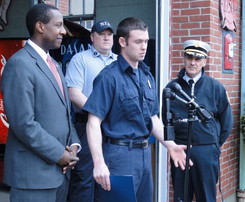 VIDEO: Newton Fire Rescue Earns Newton Firefighter Hero Status ...