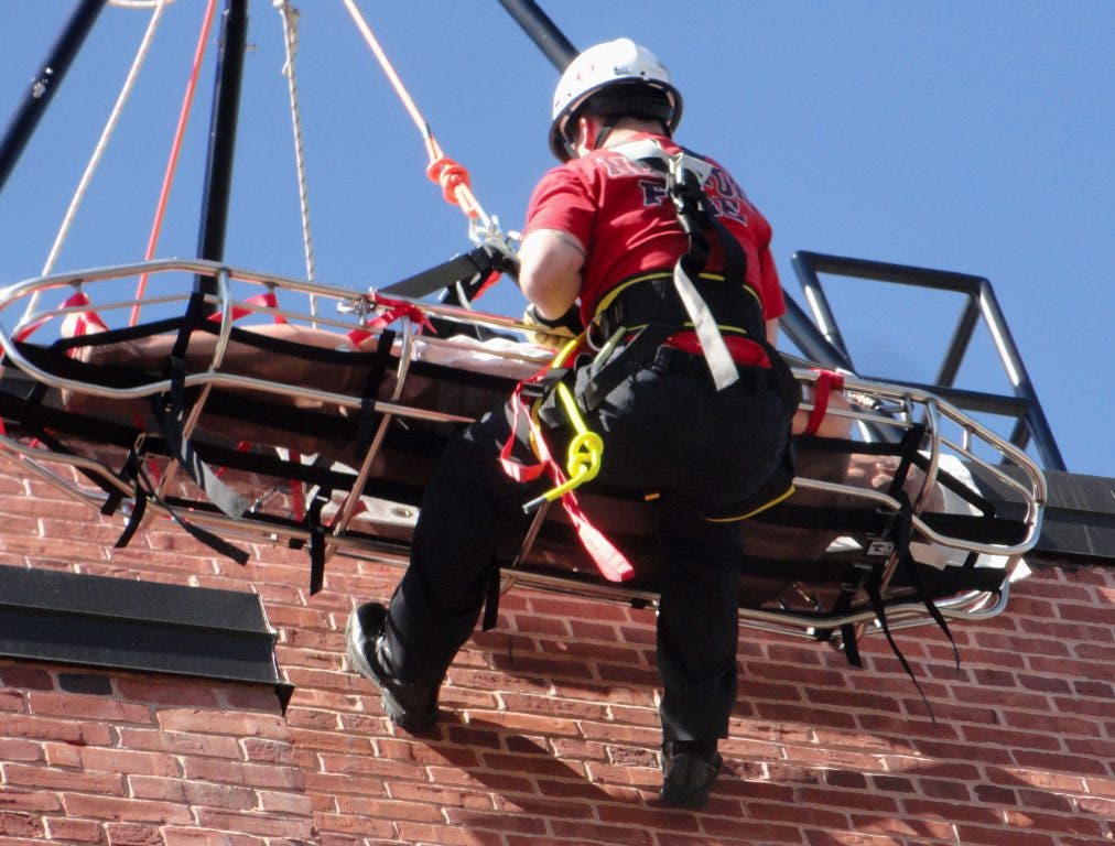 PHOTO/VIDEO: Rappelling to a Rescue with Newton Fire | Newton, MA Patch