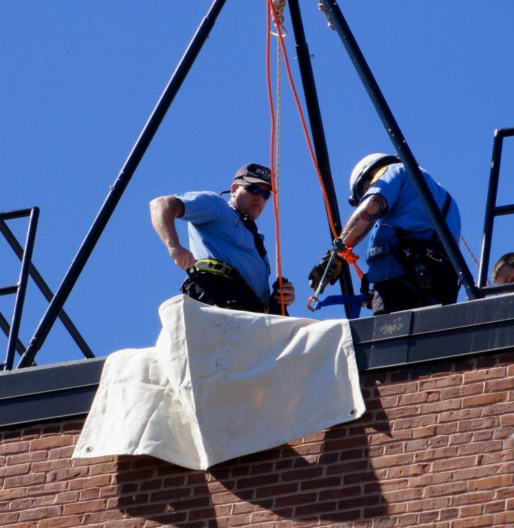 PHOTO/VIDEO: Rappelling to a Rescue with Newton Fire | Newton, MA Patch