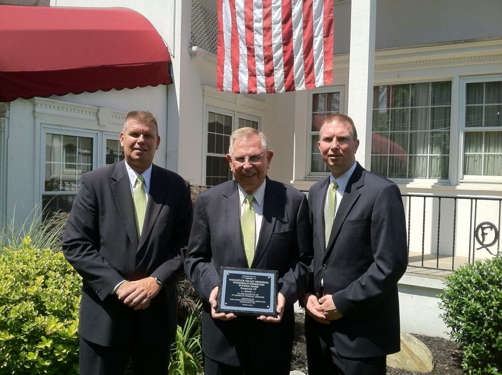 Naugatuck Valley Memorial Funeral Home Recognized for 75 Years of