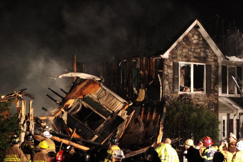 Massive Blaze Rips Through Homes | Doylestown, PA Patch