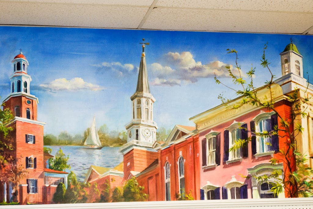 Artist Unveils Newly Commissioned Mural Old Town Alexandria, VA Patch