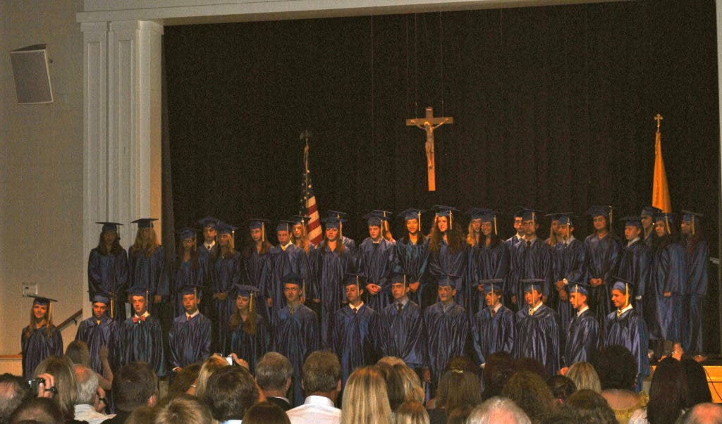 Holy Cross Graduates 8th Graders with Camaraderie and Pride | Rumson ...