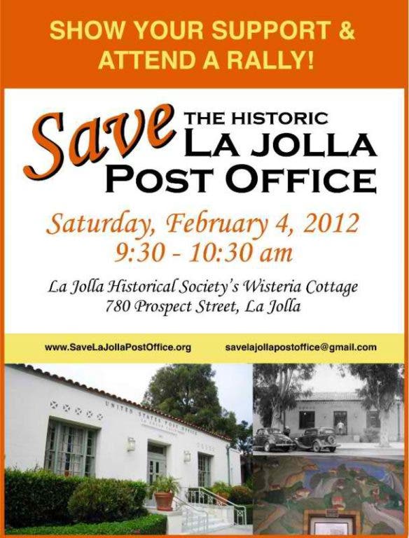 Save The Post Office Rally Saturday La Jolla Ca Patch