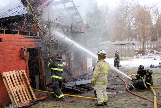 Fire Strikes Barn at Needham House | Needham, MA Patch