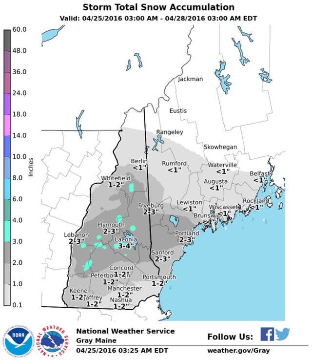 Late April Snow Coming to NH | Concord, NH Patch