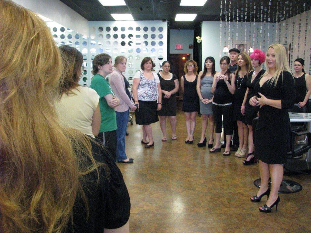 TV Star Hair Stylist Wows Locals at Bedford Salon Bedford, NH Patch