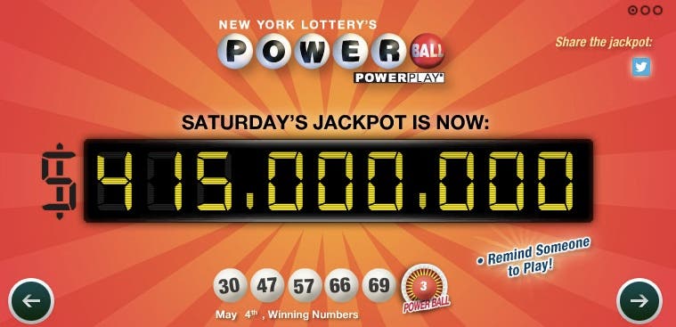 Powerball Drawing 5/7/2016: Winning Numbers Get Jackpot Of $415 Million