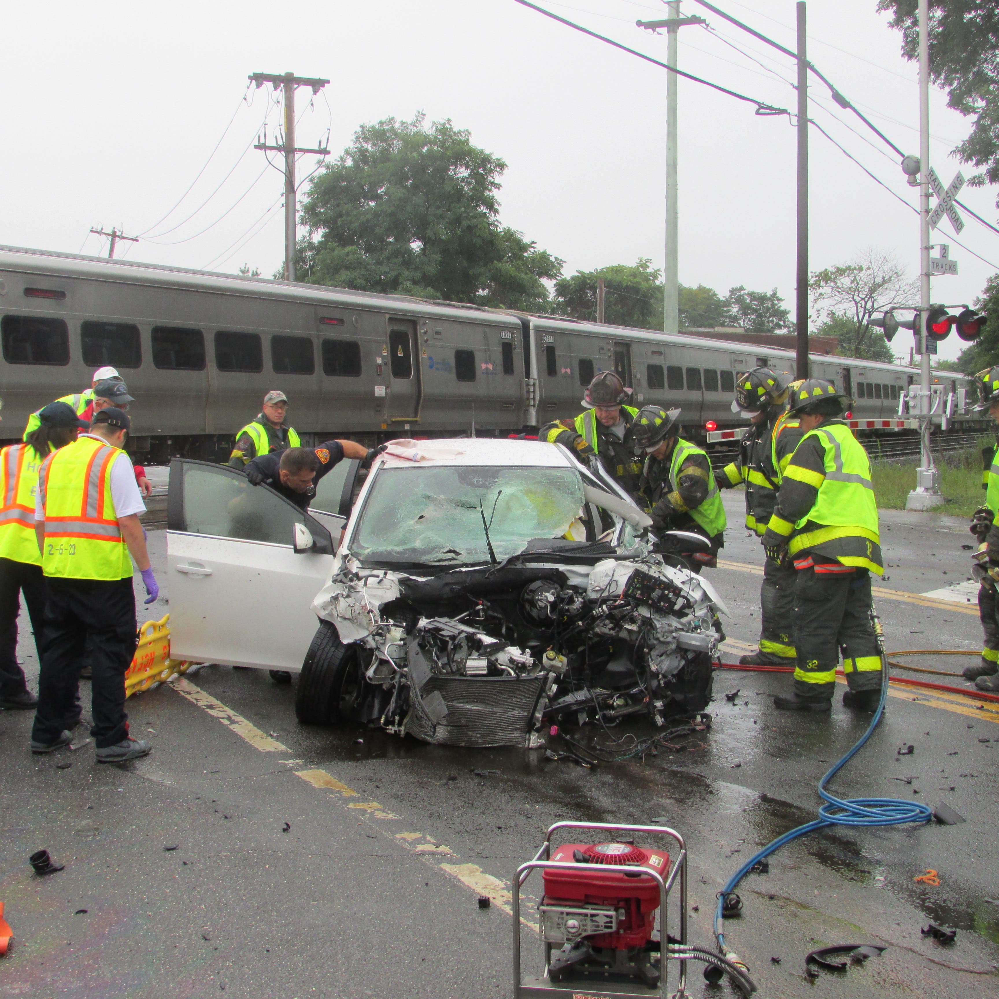 Train Hits Occupied Car in Huntington Station | Huntington, NY Patch