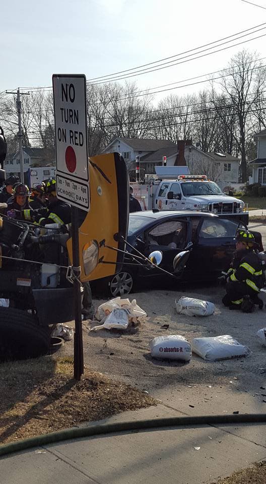 Car Collides With School Bus in Commack | Commack, NY Patch