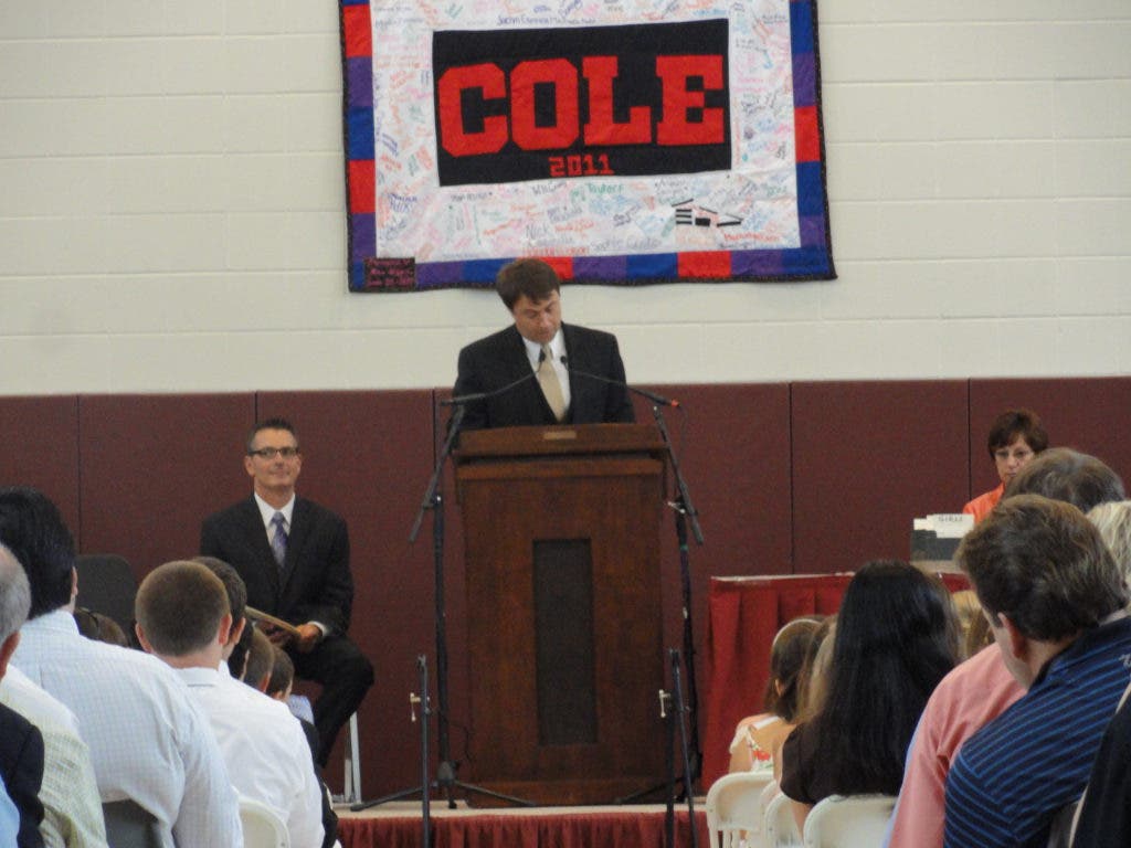 First Middle School Graduation In Cole's New Gymnasium | East Greenwich ...