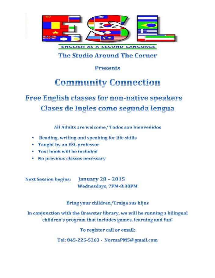 Free English Classes For Non native Speakers Southeast NY Patch