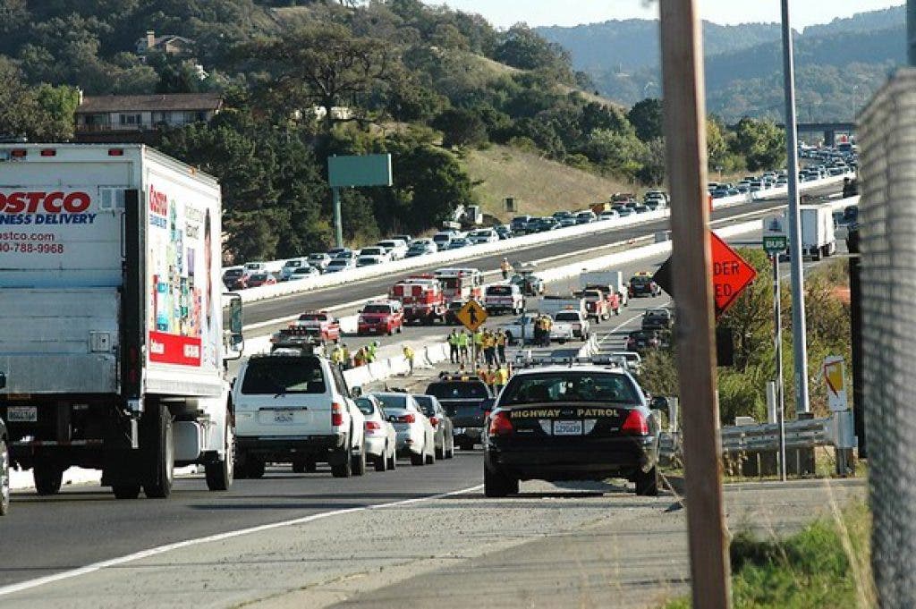 Big Rig Crash Shuts Down SB 101 | Petaluma, CA Patch