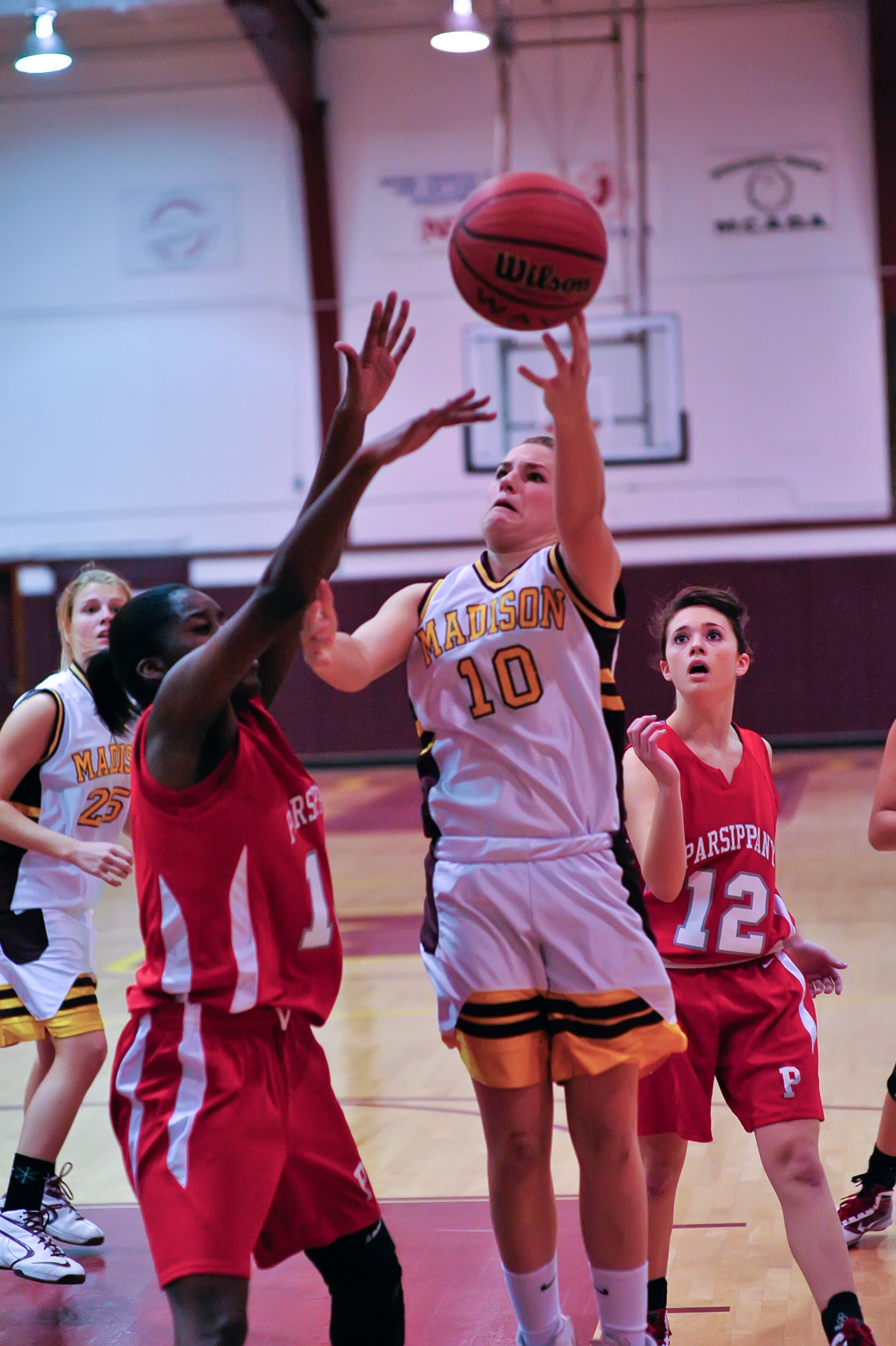 Madison High School Girls Basketball Edged by Parsippany Madison, NJ