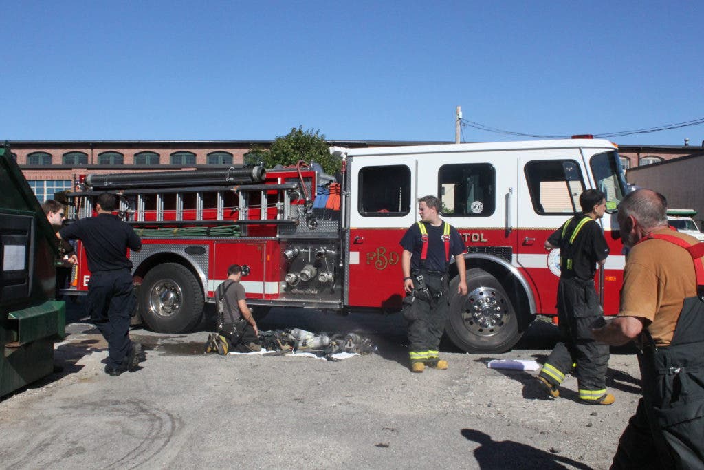 Portsmouth Firefighters Battle Colt State Park Blaze